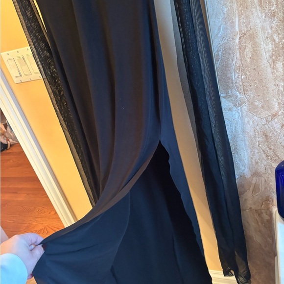 Norma Kamali Black Long Sleeve Dress - Picture 4 of 7